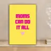 Quote - Moeder - Hartje - Roze canvas 2cm klein -sfeer1