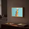 Papegaai - Koksmuts - Grappig - Vogel Light Box met batterij (Wandlamp) middel -sfeer1