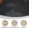 Zonnebloemen - Boeket - Kleurrijk Akoestische PET Vilt - Rond klein -closeup_NL