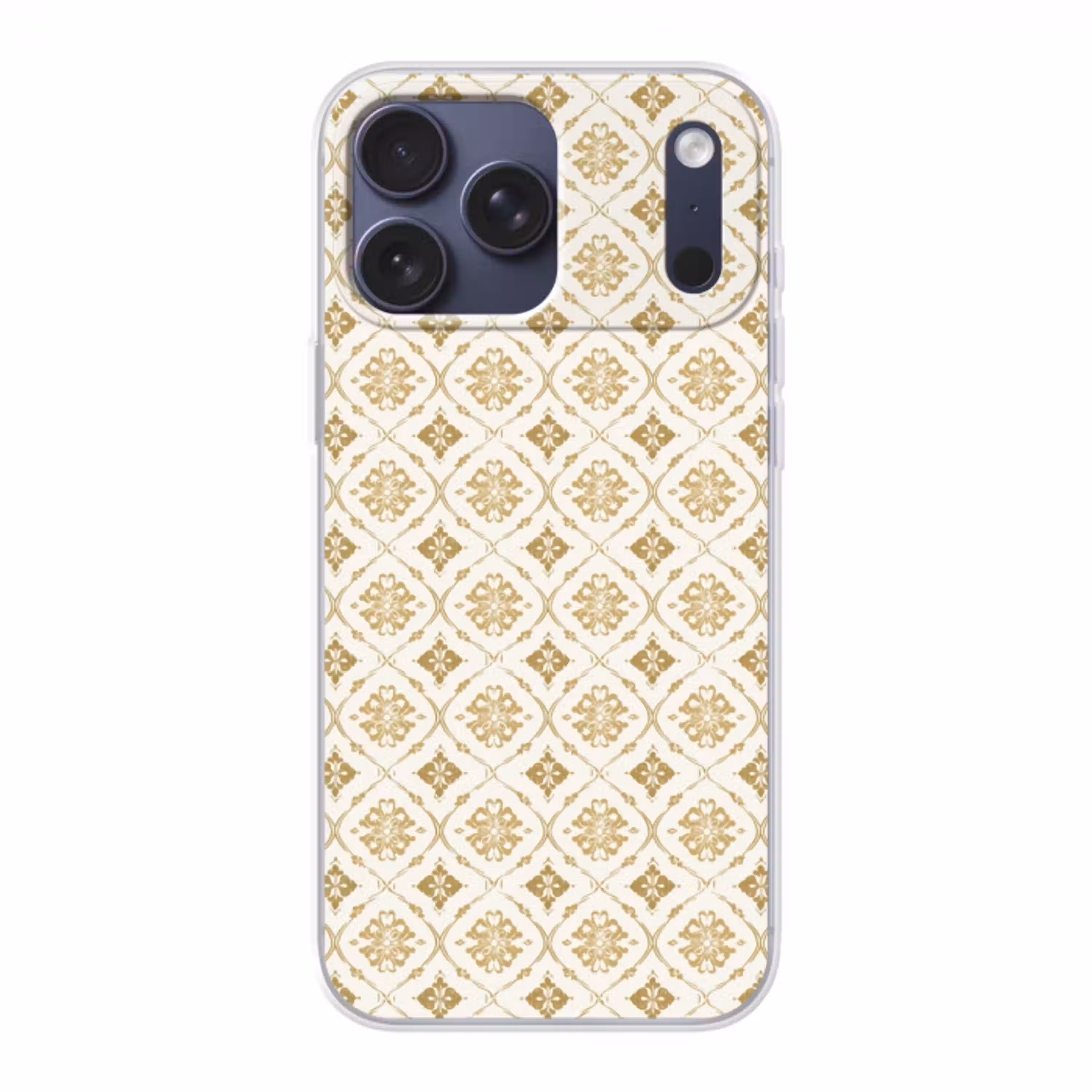 Ornament - Klassiek - Goud Telefoonhoesje iPhone 17 Pro Max klein 879 -3d