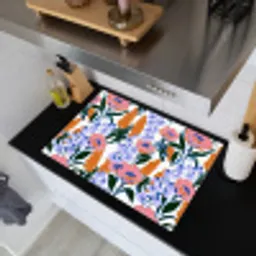 Patroon - Aquarel - Kleurrijk Inductie beschemer met haakjes klein 777 -sfeer1