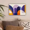 Vormen - Abstract - Grafisch - Oranje canvas 2cm klein -sfeer1
