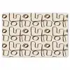 Lijnen - Beige - Patroon - Donkerbruin Placemat vinyl groot 368 -zzsfeer1_Kitchenyeah-website