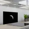 Maan - Hemel - Zwart - Schaduw keuken achterwand spatscherm klein -3d_schuin