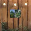 Kat - Vrouw - Bloemen - Huis tuinposter los doek klein -sfeer1