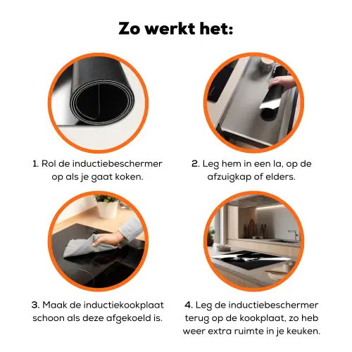 Vrouw - Wijn - Chic Inductie beschermer vinyl 3mm klein -zzzzzzz-td-werking