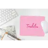 Toedeloe - Roze - Minimalistisch muismat rubber klein -witbureau