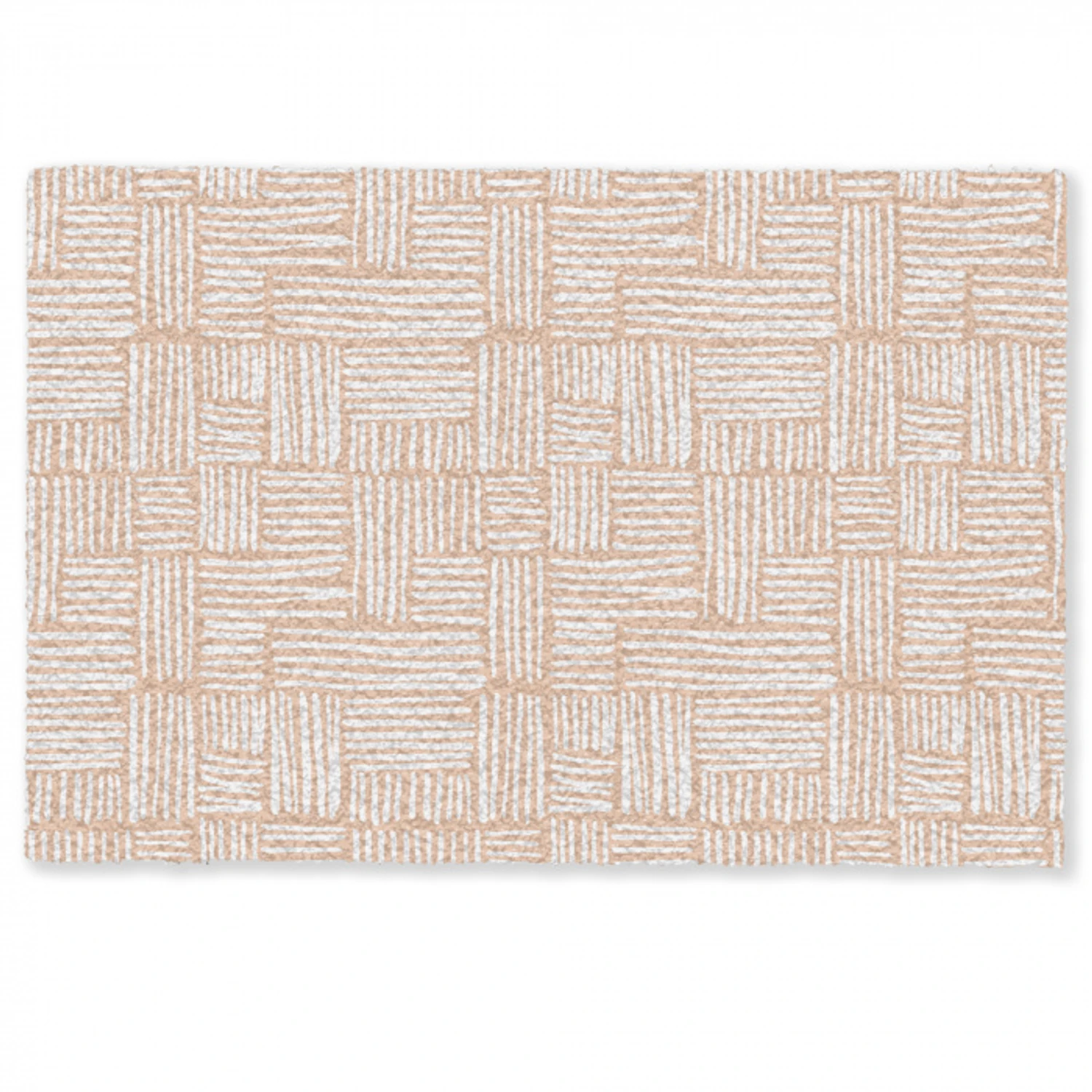 Strepen - Patroon - Terracotta Deurmat klein 898 -zkaufland3d