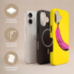 Banaan - Grafisch - Geel Toughcase MagSafe Apple iPhone 17 klein -USP_Lagen_DE
