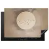 Vogel - Beige - Japandi Inductie beschermer vinyl 3mm klein -3d