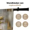 Boom - Bladeren - Abstract - Wit Wandkleed katoen klein -sfeer2