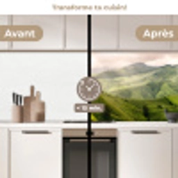 Landschap - Heuvels - Groen keuken achterwand 2 middel -voor-na2_FR
