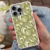 Abstract - Textuur - Groen Hoesje iPhone 16 Pro Max met koord klein 804 -sfeer3
