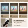 Prinses - Draak - Regenboog Light Box met batterij (Wandlamp kind) middel -USP_lichtkleurNL
