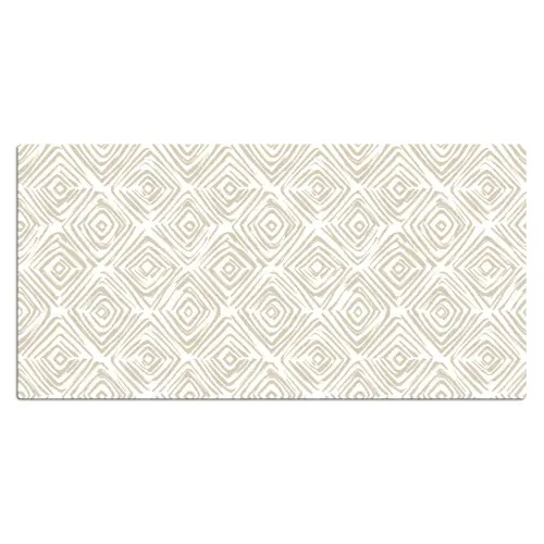 Abstract - Ruit - Beige Muismat XXL klein 681 -3d_leeg