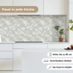 Parelmoerglans - Wit - Schelp keuken achterwand 2 middel 871 -sfeer4_DE