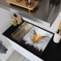 Amerikaans - Zeearend - Portret - Geel Inductie beschemer met haakjes klein -sfeer1