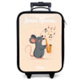 Muis - Saxofoon - Muziek Kinderkoffer - Zwart klein -zzz_website3d