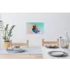 Dobbelstenen - Kleurrijk - Getallen - Stipjes Muursticker klein -eettafel