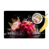 Drakenfruit - Zwart - Water - Vrucht - Fruit Placemat vinyl groot -zzzproduct_Kitchenyeah-website