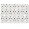 Hexagon - Patroon - Hartjes - Beige Deurmat klein 898 -zkaufland3d