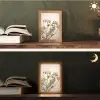Droogbloemen - Beige - Wit - Planten Light Box met kabel (Tafellamp) klein -sfeer3