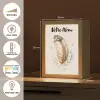 Veer - Bohemian - Boho - Pastel kleuren Light Box met kabel (Kinderlampje) klein -USP_FR