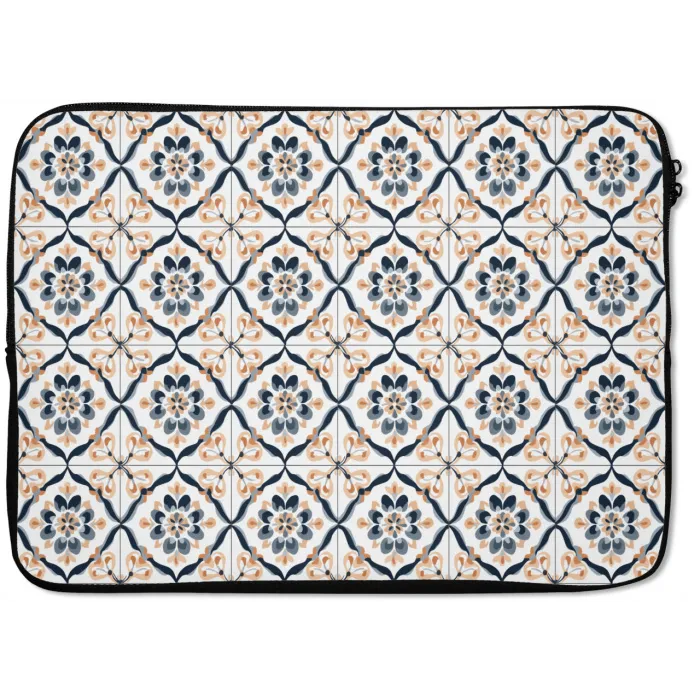 Bladvorm - Patroon - Kleurrijk laptophoes neopreen klein 279 -zkaufland3dotto