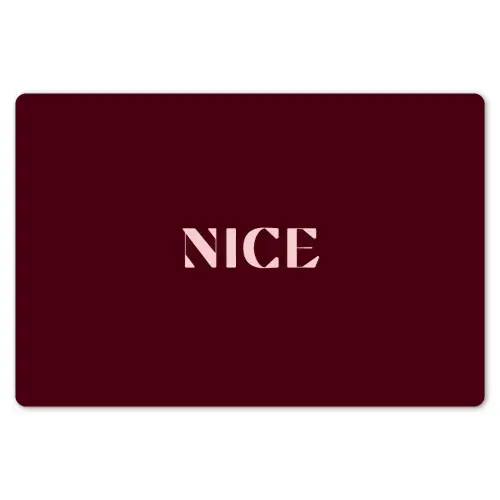 Nice - Bordeaux - Roze Placemat vinyl groot -zzsfeer1_Kitchenyeah-website