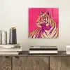 Tijger - Modern - Neon plexiglas 5mm klein -sfeer1