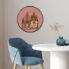 Illustratie - Bankje - Personen - Minimalistisch Fotolijst rond zonder passe partout klein -sfeer2
