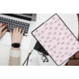 Konijnen - Minimalistisch - Roze laptophoes neopreen klein 279 -bureau