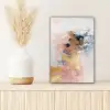 Abstract - Pastel kleuren - Goud - Modern - Aesthetic canvas 2cm klein -sfeer5