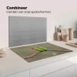 Papagaai - Tak - Natuur - Kleurrijk Inductie beschermer vinyl 3mm klein -wsfeer7_website