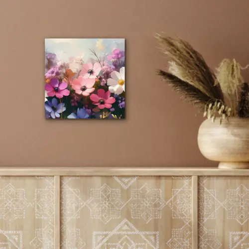 Bloemen - Kleurrijk - Bloei aluminium wit klein -sfeer4