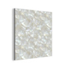 Parelmoerglans - Wit - Schelp aluminium wit klein 46 -3d