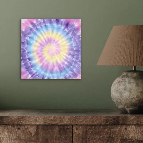 Spiraal - Tie dye - Pasteltinten aluminium wit klein -sfeer2
