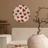 Hartjes - Krant - Loveyou Wandcirkel kunststof plaat 5mm dik klein -sfeer1
