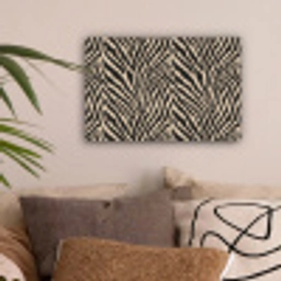 Zebra - Klassiek - Zwart canvas 2cm klein 34 -sfeer1