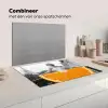 Sinaasappel - Eiffeltoren - Vrouw Inductie beschermer vinyl 3mm klein -wsfeer7_website