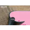 Toedeloe - Roze - Minimalistisch Placemat vinyl groot -closeup