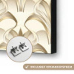 Ornament - Barok - Goud Textielframe zwart klein 947 -USP_ophangsysteemNL