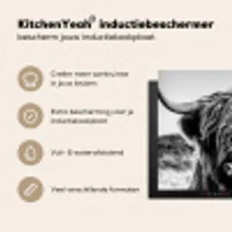Stille Kracht Inductie beschermer vinyl 3mm middel -sfeer2