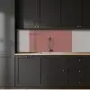 Fluistering van Fuchsia keuken achterwand 2 middel -sfeer1