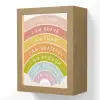 Kinderkamer - Quotes - Regenboog - Kleuriijk Light Box met kabel (Wandlamp kind) klein -3d