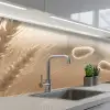 Hazestaartgras - Graanharen - Zonlicht keuken achterwand 2 middel -3d_schuin