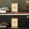 Strepen - Abstract - Yes you can - Rood Light Box met kabel (Tafellamp) klein -sfeer3