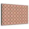 Bloemvormen - Patroon - Roze - Vintage Textielframe zwart klein -3d