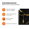 Marmer - Goud - Zwart - Marmerlook - Glitter Inductie beschermer vinyl 3mm klein -zzzzzzz-td-ups