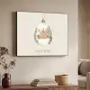 Quote - Winter - Kerst - Beige - Kerstbal Textielframe zwart klein -sfeer3